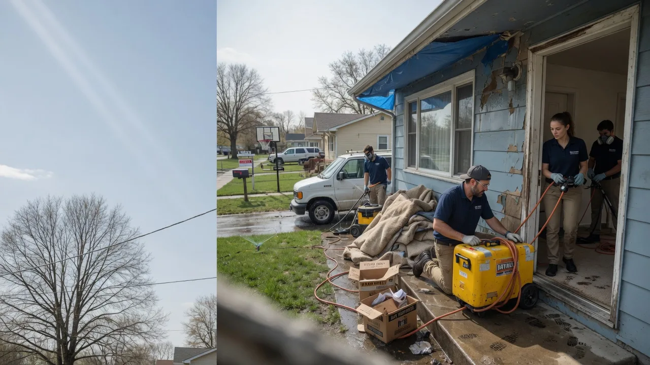Basement Flood Cleanup in Purdin, MO near me